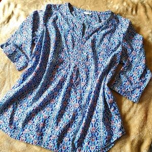 Talbots Woman Paisley Blouse, Size 1X